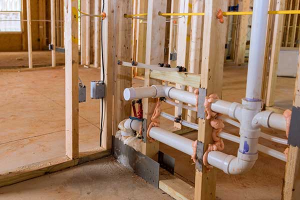 Rough in and New Construction Plumbing Installation