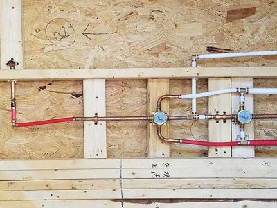 Rough in Plumbing Installation